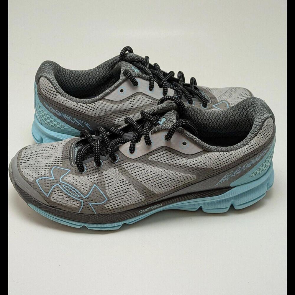 Womens Under Armour Charged Bandit Gray‎ Running Shoes 1258730-052 Size 9.5